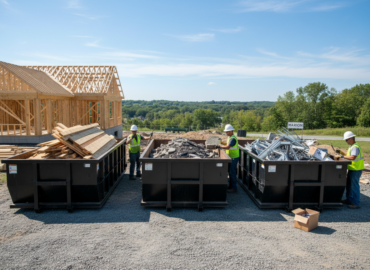 How to Sort Construction Debris for a Marion Home Addition